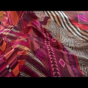Hermès cashmere silk  scarf ‘Coupons Indiens’